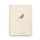 "Whispers of Elegance" Ivory Butterfly Daily Journal