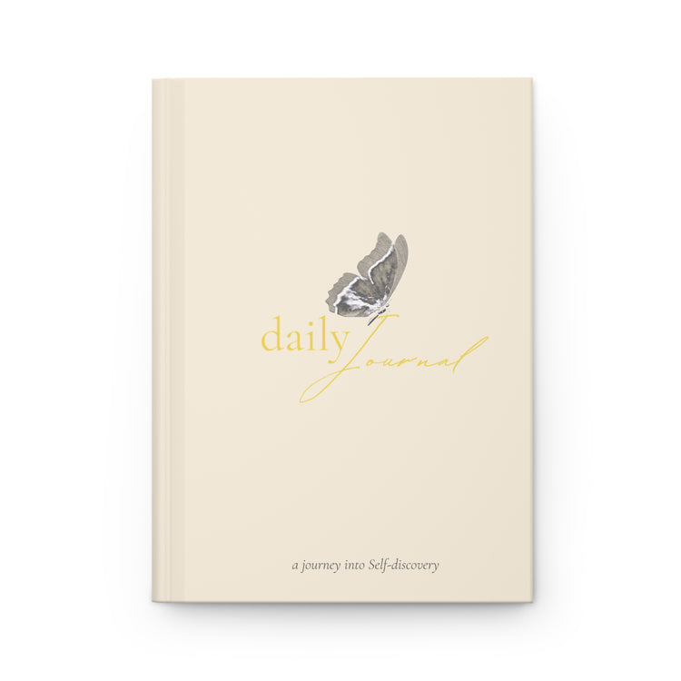 "Whispers of Elegance"  Ivory Butterfly Daily Journal
