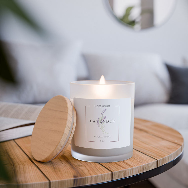 Lavender Wooden Wick Candle, 11 oz