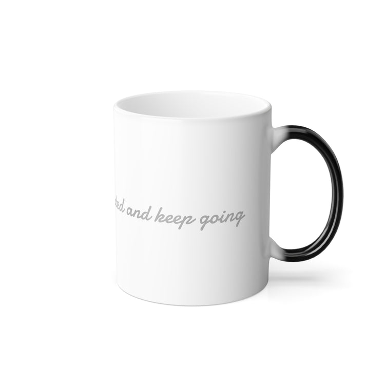 Rise and Reveal" - Motivational Color Morphing Mug