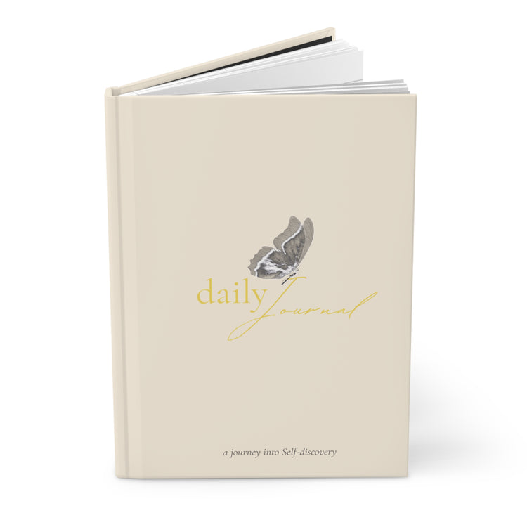 "Whispers of Elegance"  Ivory Butterfly Daily Journal