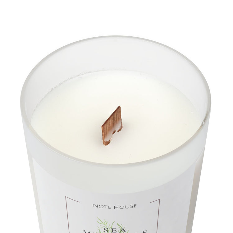 Sea Minerals Wooden Wick Candle, 11oz
